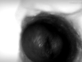  Creampie, but the camera is in the pussy.