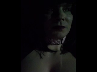 Cross dresser at a truck stop 