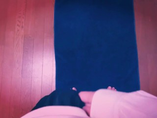 女装 crossdresser　男の娘が手コキオナニーしちゃいました///　沢山飛んだら褒めてくださいｯ♡♡