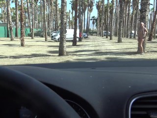 cuckold wife jerks off 10 guys per day at the nude beach !!!