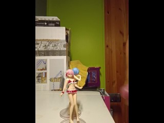 Cumming on my figurines for a follower