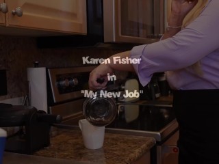 Curious Stepmom Fucks Me on Webcam - Karen Fisher -