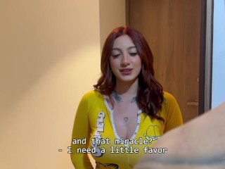 Curvy Colombian fucks with her neighbor, taking all his milk- Danner Mendez &amp; Devil khloee
