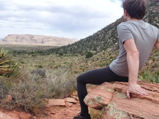 Cute Couple Have Sex on Public Trail - LindseyLove 