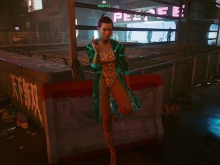 Cyberpunk 2077 SEX scene with prostitute