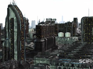 Cyberpunk sex. Hot 3d futanari plays with a sexy cuffed girl in sci-fi lab