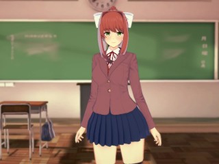 DDLC - Lesbian POV with Monika
