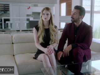 Deeper. Bunny's First Threesome with Escort Autumn Falls