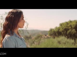 Deeper.Hippy Kelsi Monroe shows businessman the wild life