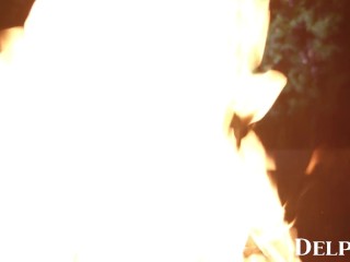 Delphine Films- Witching Babes Swallow Hunter Big Fat Cock