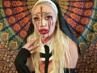 DEMON GIRL FUCKS HERSELF