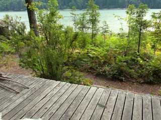 Diapered on Outdoor Cabin Deck / Grinding on Bench