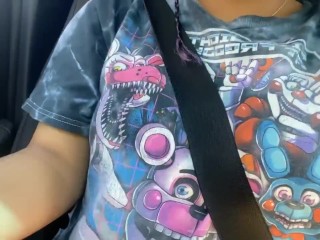 Do you like my FNAF shirt ? I got caught at the end 🤪