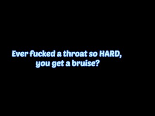 DOUBLE THROATPIE - Letting Him Use My Throat as He Wants - Intense No Limits Double Throatfuck