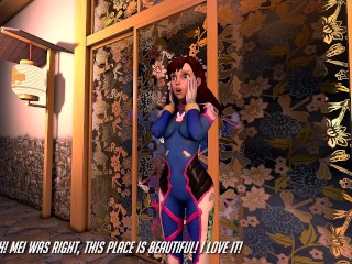 Dva's Spa Day Act1 Sounded - Overwatch Futanari