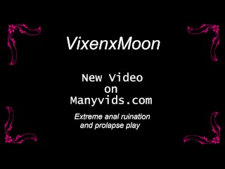 Extreme anal ruination and prolapse play preview