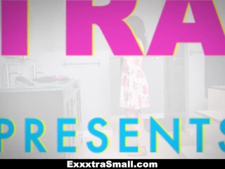 🔥ExxxtraSmall - Tiny Small Pussy Stretched Out By Huge Cock