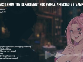 [F4M] A Visit from the Department for People Affected by Vampirism [nsfw asmr] [erotic audio]