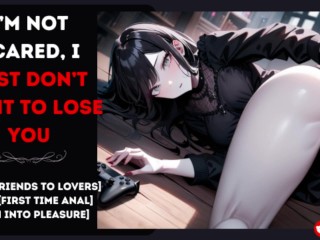 [F4M] You're saying if I lose this round, you're going to kiss me? 🖤  (NSFW AUDIO)