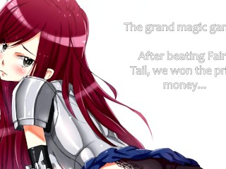 Fairy Tail - Erza and Lucy lose a bet (Hentai JOI)