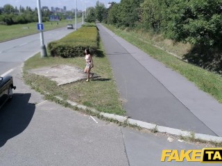 Fake Taxi Sexy Thai lady with pierced pussy lips loves British dick