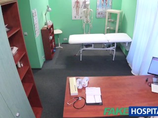 FakeHospital Babe wants doctor’s cum all over her big huge tits