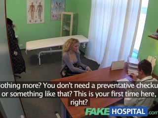 FakeHospital Cheating blonde sucks and fucks after striking a fast surgery