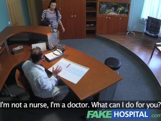 FakeHospital Doctor empties his sack to ease sexy patients back pain