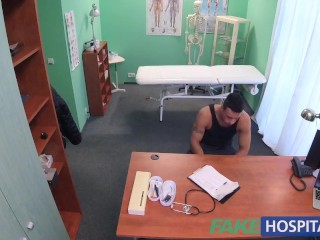 FakeHospital Kinky nurse helps patient ejaculate by sucking and fucking