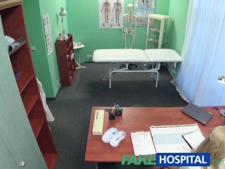 FakeHospital Nurse sucks dick for sperm sample
