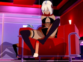 Fate - Okita Souji (Alter) Footjob and Cowgirl Hentai