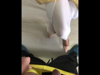 Female doctor exam penis