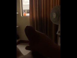 flashing big hard dick for latin maid she loves to watch