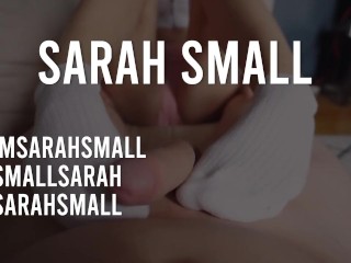 FOOTJOB IN ANKLE SOCKS BUT HE CUM ON MY FEET IN 5 MINUTES