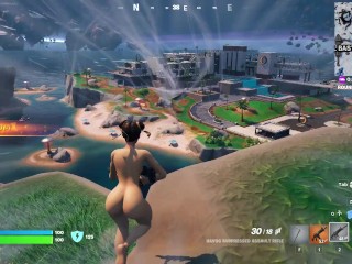 Fortnite gameplay (chun li nude)
