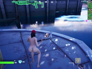 Fortnite gameplay (Ruby nude)