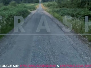 French student is offered to a stranger in a forest by her dom.