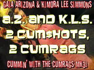 From the vaults: 2011 AZ &amp; KLS 2 cumrags 2 cumshots (WMV version)