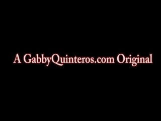 Full Service Latina Maid Gabby Quinteros Pleases 2 Cocks!