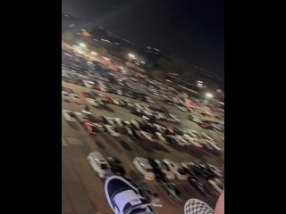 Fun day at the OC fair ends with BJ on ferris wheel