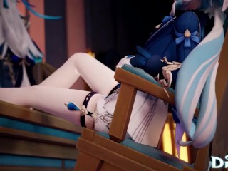 Furina Genshin Impact Compilation 3D Hentai Dragk Animation Aether Neuvillette