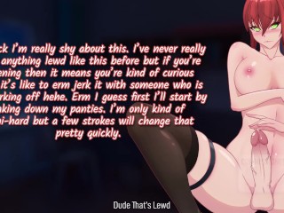 Futa JOI (I'm submissive, you're dominant)
