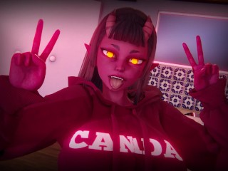 Futanari Meru the Succubus Mind Control And Fuck Femboy