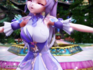 Genshin Impact - Keqing CATCH THE WAVE &amp; SeX [MMD R-18]