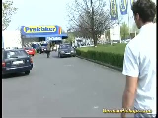 german teen picked up for first anal