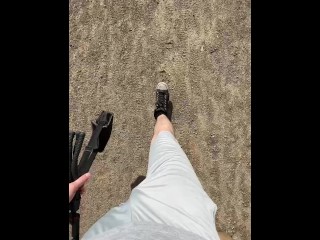 Getting Hard in Soft Shorts | Walking Freeballing HD 60fps