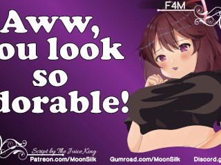 Giantess x Human - Dinner &amp; Snuggles - Reverse Cuddles - Hair Play - F4M