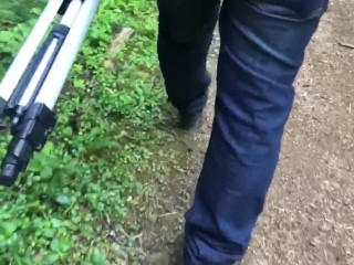 Girl gives sloppy messy head outdoor -Part 2 HD blowjob series