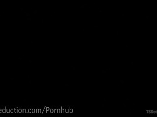 Girlfriend Hires TS Dom For A Threesome