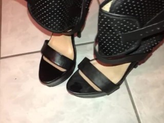 Girlfriends Best Friend Heels After Party Cummed
